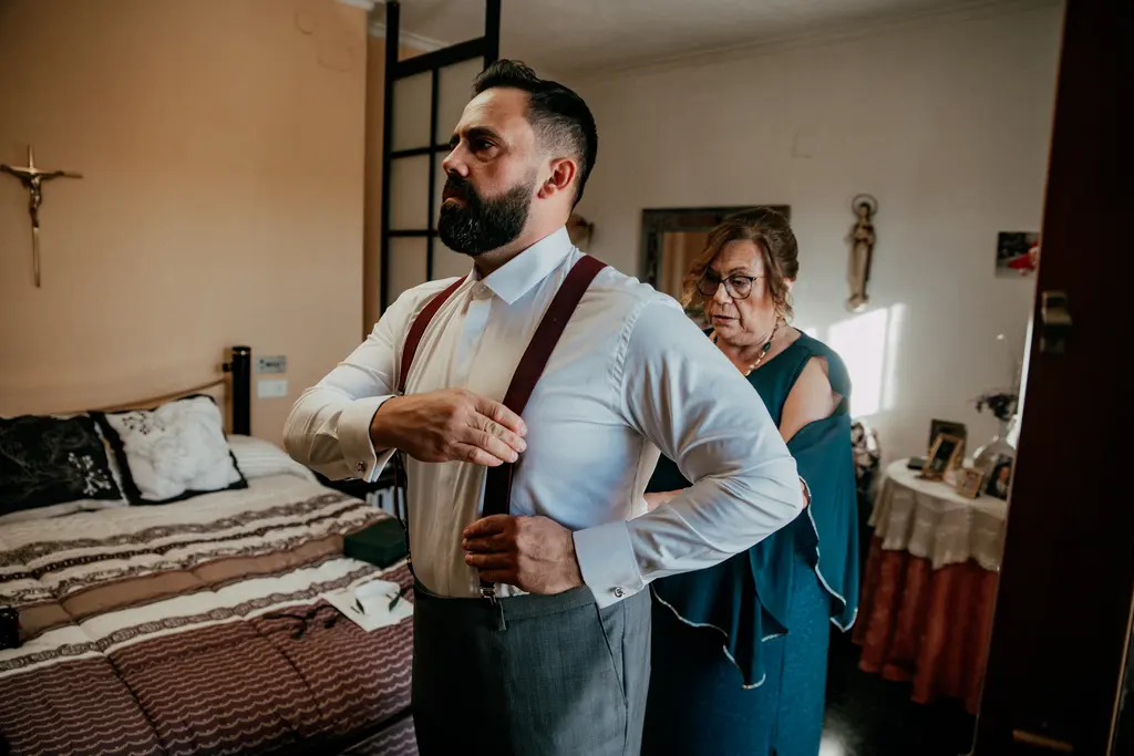 reportaje boda Itziar Carlos Ca pareja preparativos