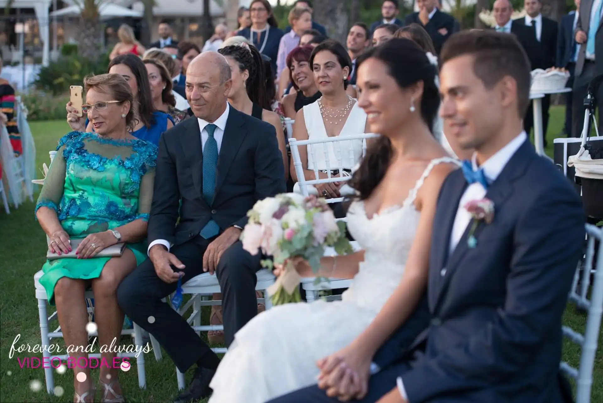 fotografías boda parador verano