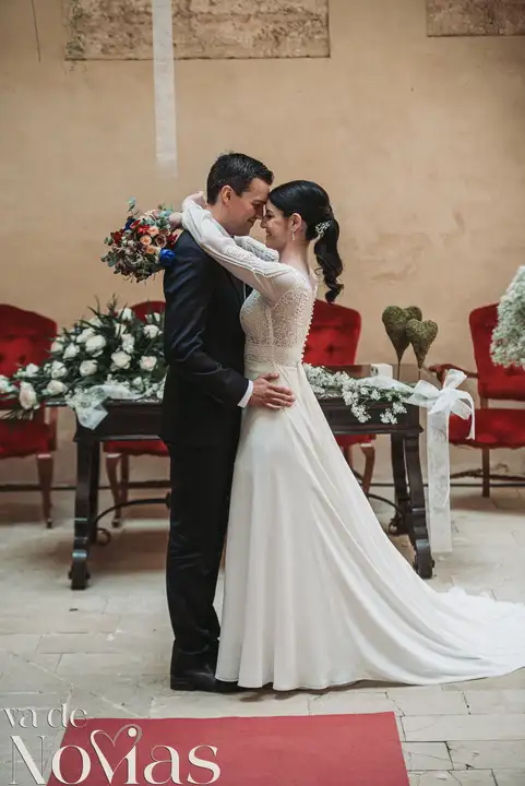 Reportaje de boda jardines la Cartuja Monica Hector Mayo 2023 ceremonia