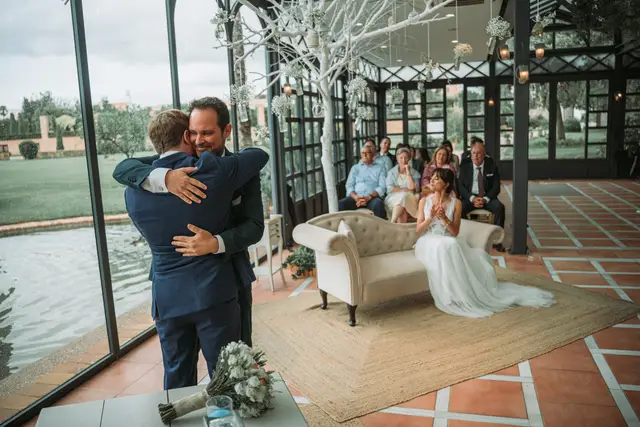 boda huerto Santa Maria Paula Vicent ceremonia