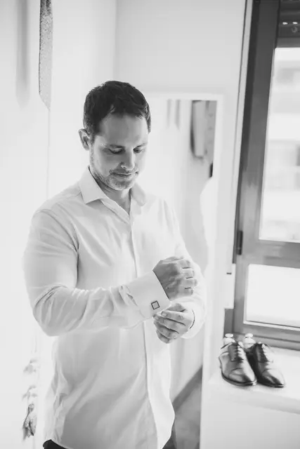 boda huerto Santa Maria Paula Vicent BW preparativos