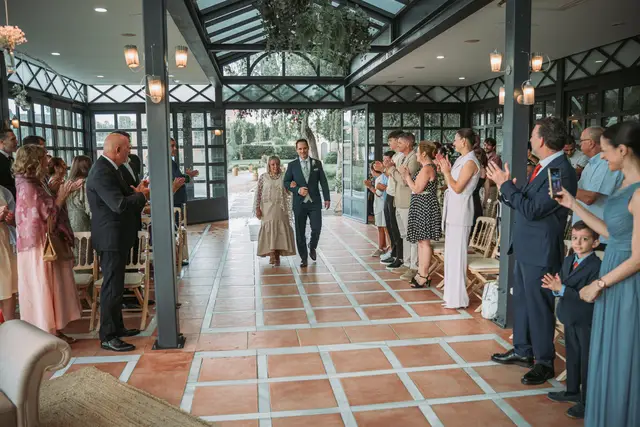 boda huerto Santa Maria Paula Vicent Salida / Entrada