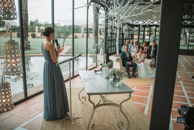 boda huerto Santa Maria Paula Vicent ceremonia