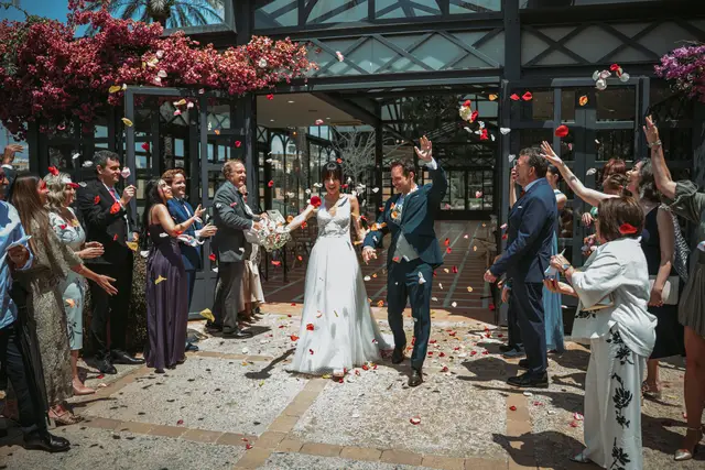 boda huerto Santa Maria Paula Vicent Salida / Entrada portada