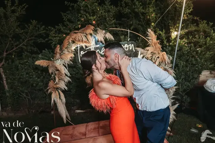 boda el Teular barbara Quino photocall