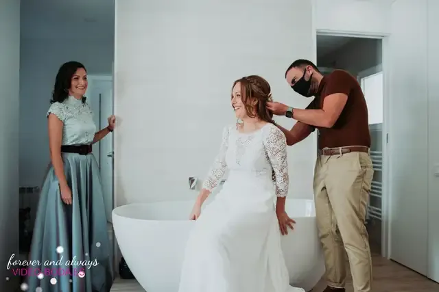 boda el telar Miquel Marti Alba Emilio q preparativos