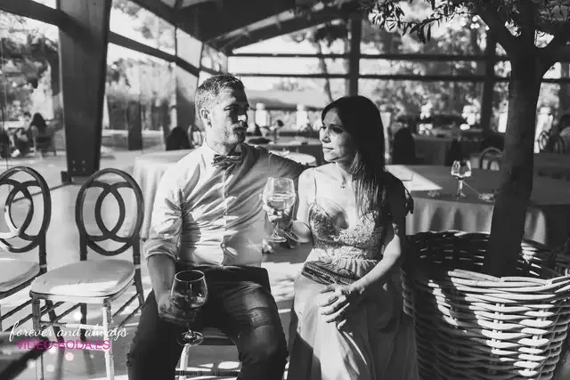 boda masia del carmen Laura Julian fiesta photocall