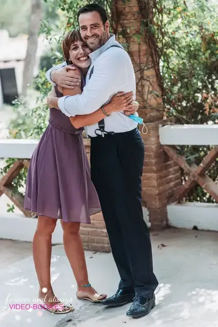 boda masia del carmen Laura Julian fiesta photocall