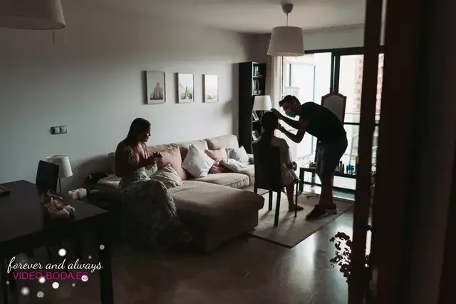 boda masia del carmen Laura Julian preparativos